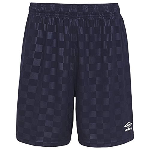 Image of Umbro Men's Checkered Short, Navy Blue, Medium