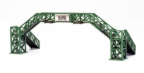 Image of Dapol Model Railway Footbridge Plastic Kit - OO Scale 1/76