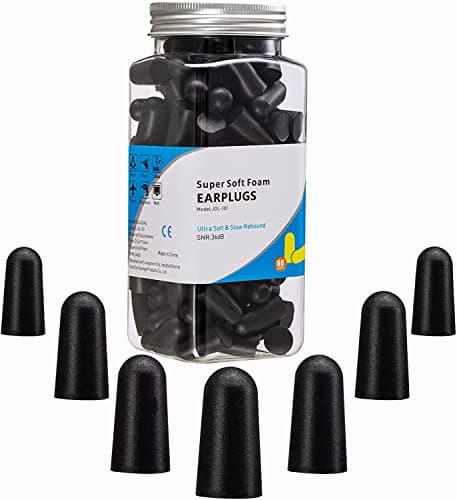 Image of 60 Pairs Ear Plugs for Sleeping Noise Cancelling Earplugs Ultra Soft Foam Ear Plugs for Sleep Reusable Earplugs for Noise Cancel