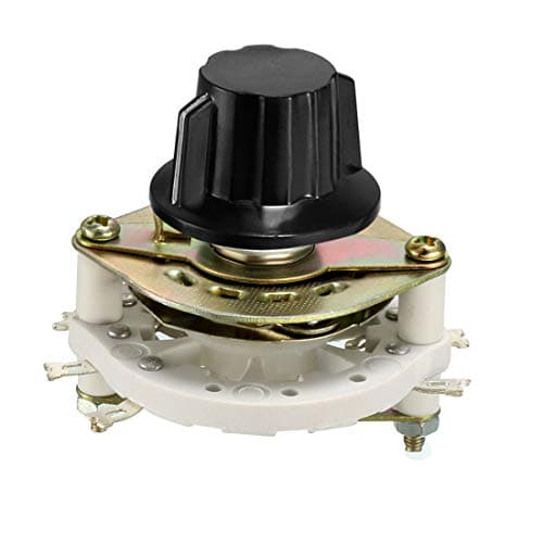Image of sourcing map 2P2T 2 Pole 2 Position 1 Deck Band Channel Rotary Switch Selector with Knob