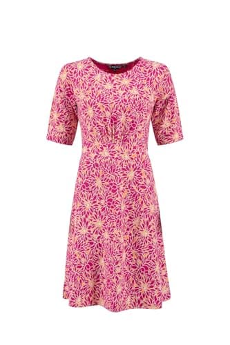 Image of Weird Fish Cassandra Jersey Swing Dress Gerbera Size 16