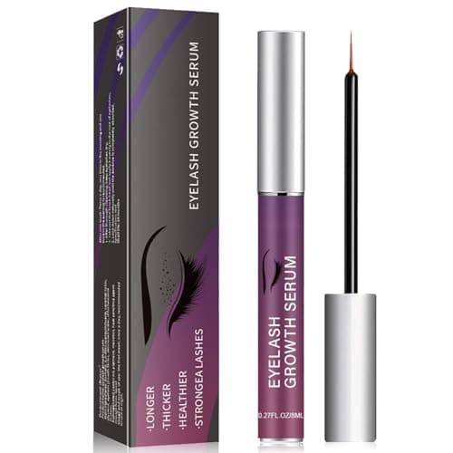 Image of Eyelash Growth Serum & Eyebrow Serum for Rapid Brow & Lash Growth, 8ml Nourishing Formula for Thick Natural Lashes, Gentle Easy Application