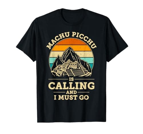 Image of Inca Trail Souvenir Peru Machu Picchu T-Shirt