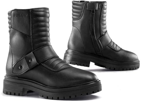 Image of FALCO Luna Women's Motorcycle Boots, black, 5 UK