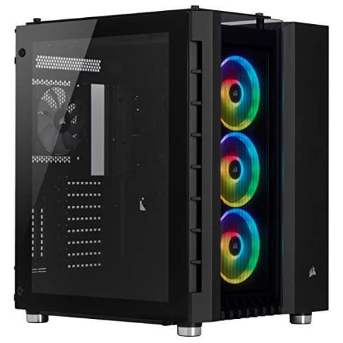 Image of Corsair Crystal Series 680X RGB High Airflow Tempered Glass ATX Smart Gaming Case - Black