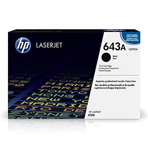 Image of HP Q5950A 643A Original LaserJet Toner Cartridge, Black, Single Pack
