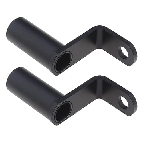 Image of ECSiNG 2PCS Motorcycle Rear View Mirror Mount Holder Light Bar Mount Handlebar Extender for External Headlights USB Charger Cell Phone Support GPS Aluminium Alloy