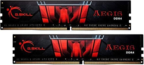 Image of G.SKILL AEGIS Series DDR4 RAM (XMP) 32GB (2x16GB) 3200MT/s CL16-18-18-38 1.35V Intel AMD Desktop Computer Memory U-DIMM (F4-3200C16D-32GIS)