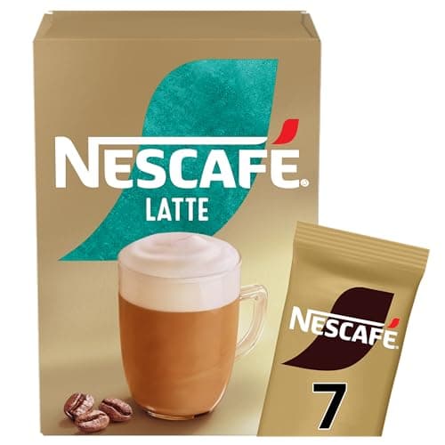 Image of NESCAFÉ Latte Instant Coffee 7 Sachets, 100percent Responsibly Sourced Coffee Pack of 1