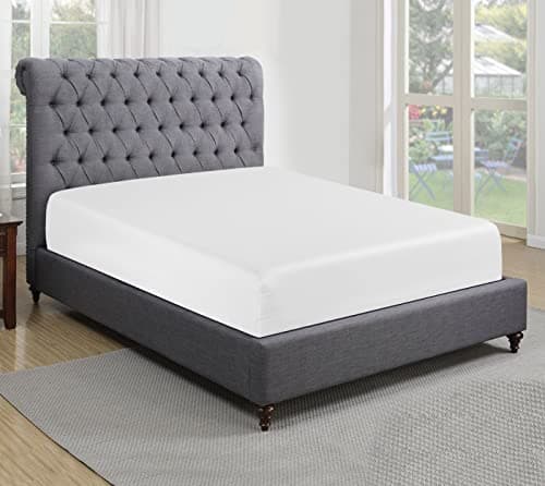 Image of Sapphire collection 200 Thread Count 100% Egyptian Cotton Fitted Sheet (Double, White)