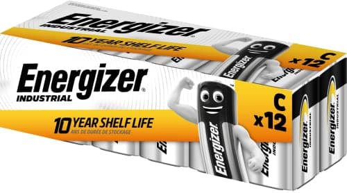 Image of Energizer 636107 Industrial/Disposable C Battery (Pack of 12)