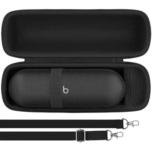 Image of co2CREA Hard Travel Case for Beats Pill Wireless Bluetooth Speaker, Beats by Dr. Dre Pill Waterproof Speaker Carrying Case with houlder strap (Case Only,Excluding speaker)