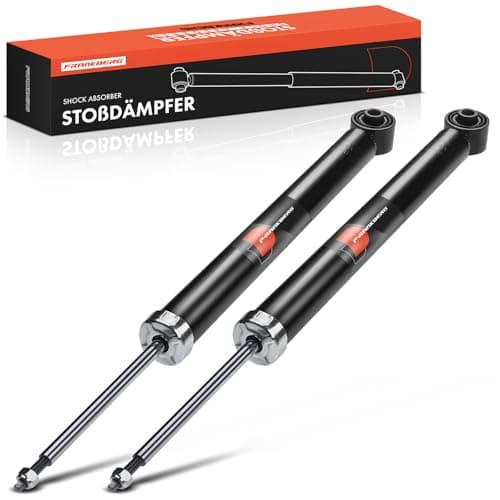 Image of Frankberg 2x Shock Absorber Strut Rear Left Right 666mm Gas pressure Compatible with Fusion JU 1.2L-1.6L 2002-2012 Replace# 1233564,1208718