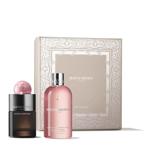 Image of Molton Brown Delicious Rhubarb & Rose Fragrance Gift Set