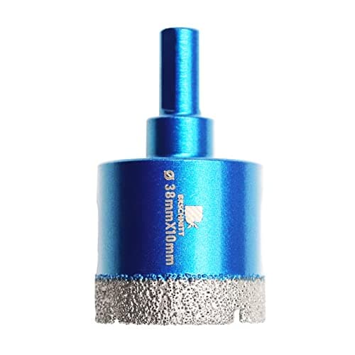 Image of Dry Diamond Core Drill Bit Set,BRSCHNITT 38mm Diamond Hole Saw Core Drill Bit with Triangle Shank for Porcelain Tile Ceramic Stone Granite Marble
