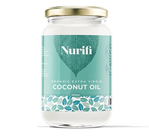 Image of 1L Organic Extra Virgin Coconut Oil - Pure, Raw & Cold Pressed - Suitable for Cooking, Baking, Haircare & Skincare