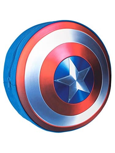 Image of Marvel Boys Captain America Shield Backpack, 31.4 x 30 x 5.4 cm, Multicoloured