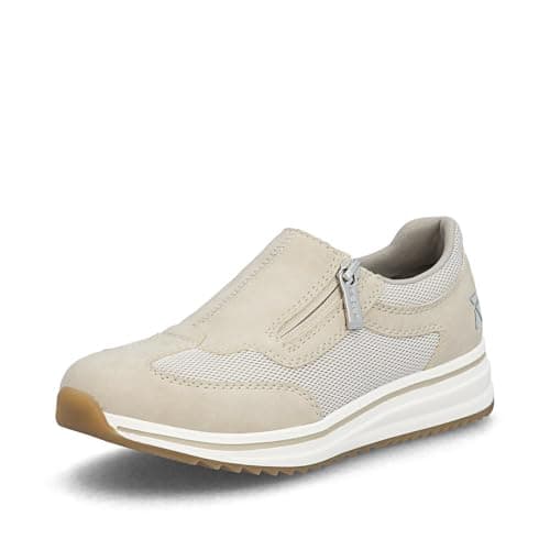 Image of Rieker Women's Low-Top Trainers L5854, Women's Low Shoes, Loose Insole, Beige 62, 39 EU Weit