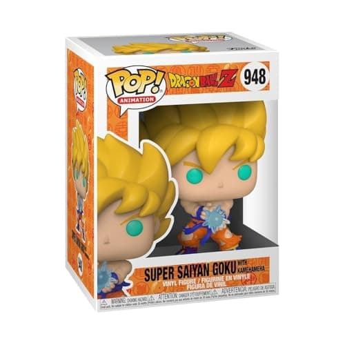 Image of Funko Pop! Animation: DBZ S9- SS Goku With Kamehameha Wave - Dragon Ball - Collectable Vinyl Figure - Gift Idea - Official Merchandise - Toys for Kids & Adults - Anime Fans