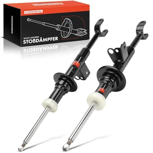 Image of Frankberg 2x Shock Absorber Strut Front Left Right 692mm Gas pressure Compatible with 5 Series F90 G30 Replace# 19276892,31316866592