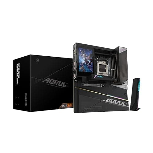 Image of GIGABYTE X870E AORUS Xtreme X3D AI TOP AMD AM5, E-ATX, supports AMD Ryzen 9000/8000/7000 series processors, DDR5, 24+2+2 total power phase, 5X M.2, PCIe 5.0, USB4 Type-C, WIFI7, 5 year warranty