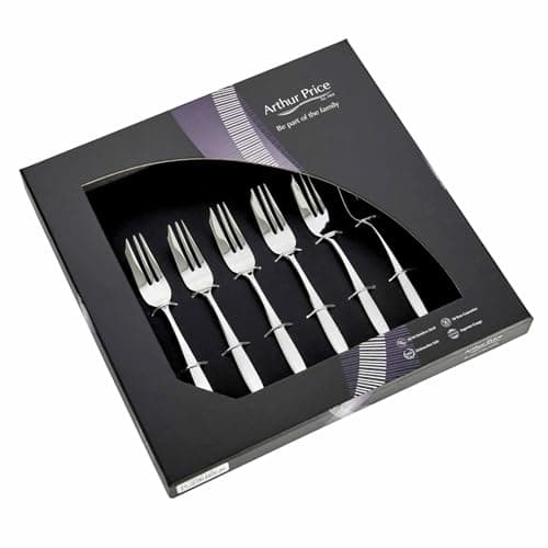 Image of Arthur Price Cutlery Willow Set of 6 Pastry Forks