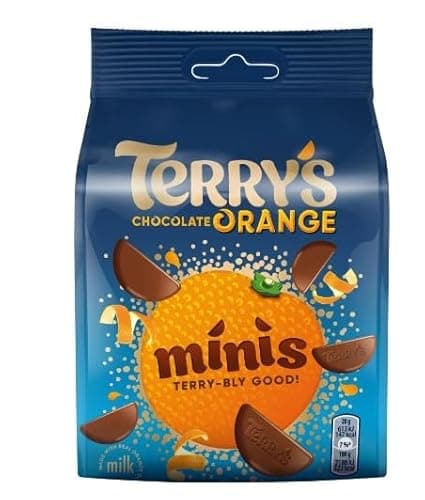 Image of Orange Milk Chocolate Minis 95g Delicious Tasty And Twisty Treat Gift Hamper For Birthday,Christmas,Easter,New Year (Pack Of 4)