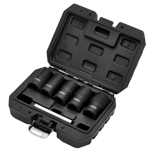 Image of Draper 12411 Impact Wheel Nut Socket Set, 1/2" Sq. Dr. (6 Piece)