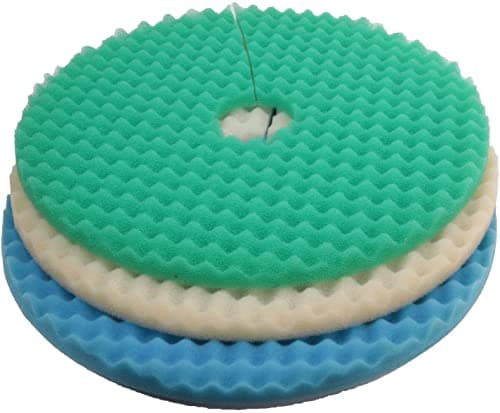 Image of Cloverleaf Genuine Replacement Foam set for CL1 & VH1/1 Filter, Green, Beige, Blue