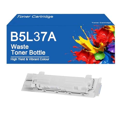 Image of B5L37A Waste Toner Bottle Replacement for HP Color LaserJet Enterprise Flow M577z M578z M552dn M553dh Printers, High Yield 54000 Pages,B5L37A-1Set