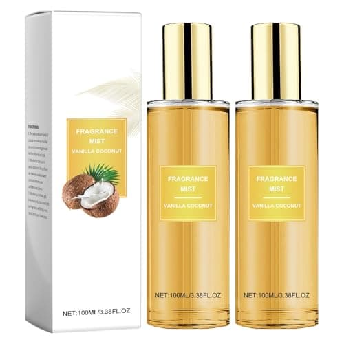 Image of V Secret Coconut Passion Body Spray, Long-Lasting Coconut Body Spray, Vanilla Coconut Fragrance Mist, Secret Body Spray Perfume Women 100ml (2Pcs)