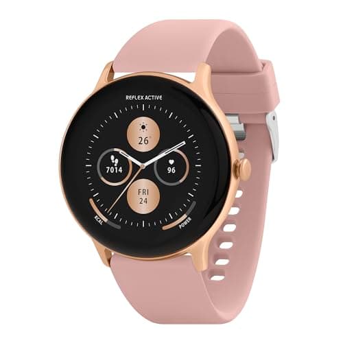 Image of Reflex Active Series 22 Smart Watch for Women Pink 1.38" Fitness Tracker, Calls, Notifications, Heart Rate Monitor, Calorie Counter, Compatible with Android iOS