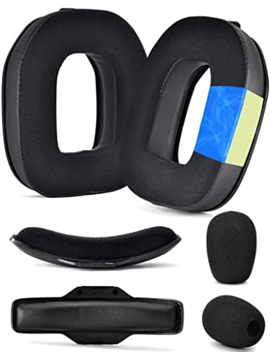 Image of defean A40 TR Mod Kit – Replacement Earpads and Headband Compatible with Astro Gaming A40 TR Headset,Ear Cushions, Upgrade High-Density Noise Cancelling Foam, Added Thicknes (Black Silky Cool Fabric)