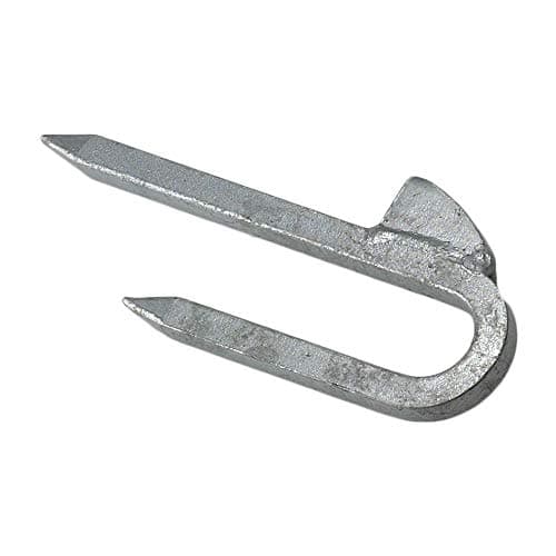 Image of Owlett Jaton 132/SC Double Leg Staple Catch for Field Gate Spring 203mm / 8inch - Galvanised