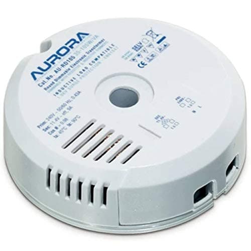 Image of Aurora 35-105W/VA Round Electronic Transformer, Ideal for Desk Lamp and Floor Lamp Bases - AU-RD105 (10 Pack)