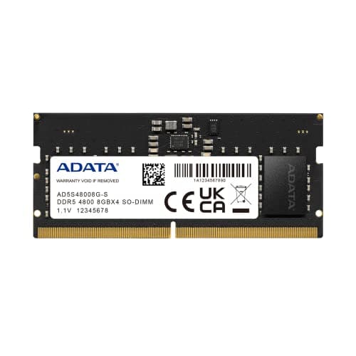 Image of ADATA AD5S48008G-S module de mémoire 8 Go 1 x 8 Go DDR5 4800 MHz ECC