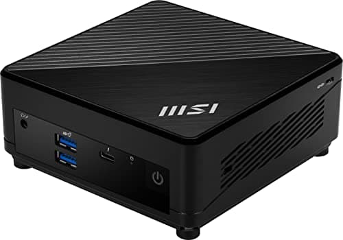 Image of MSI Cubi 5 Barebones Mini PC: Intel Core i3-1215U, WiFi 6E, BT 5.2, Thunderbolt Type-C, Dual Display, Energy Efficient, Black: 12M-086BUS