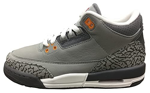 Image of Jordan Youth Air 3 Retro GS 398614 012 Cool Grey - Size 4Y