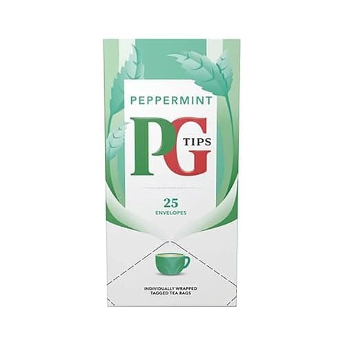 Image of PG Tips Peppermint Envelope Tea Bags (Pack of 25)