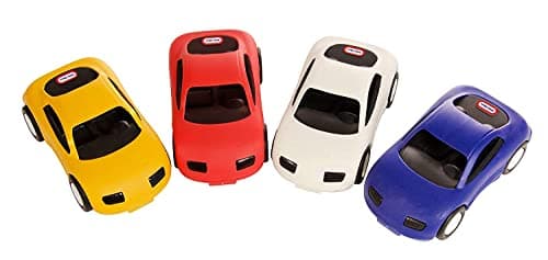 Image of Little Tikes Push Racer Assortment - Car Toy for Toddlers - Available in Blue, White, Red, and Yellow - Encourages Creative Play, Easy to Hold - For Ages 18 Months Plus