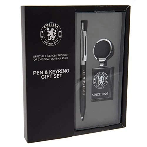Image of Chelsea Fc Collectors Gift Pack Pen & Keyring Set