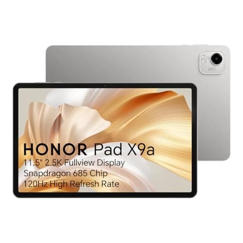 Image of HONOR Pad X9a Tablet, 11.5″ 2.5K Fullview Display, Snapdragon 685, 8300mAh Battery, 120Hz High Refresh Rate, Four Speakers, Sleek Metal Design (6+128GB)