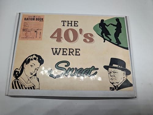 Image of Personalised 1940s sweet box|40s sweets |1940s sweets|Retro sweet box||Retro 40s sweet box|grandma birthday|75th|80th birthday| GRAN/Grandad