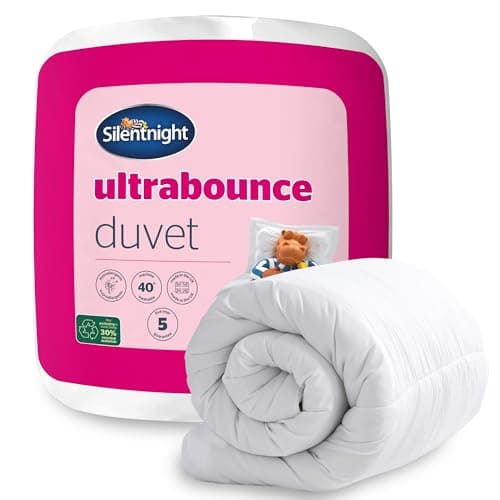 Image of Silentnight Ultrabounce 10.5 Tog Double Duvet – All Year Duvet Quilt Ideal for Summer and Winter – Hypoallergenic and Machine Washable - Double, White