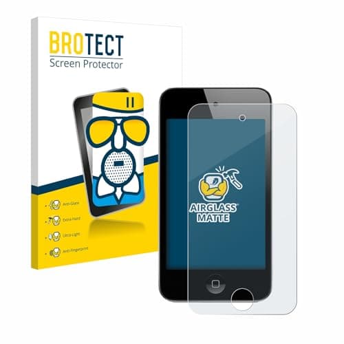 Image of brotect Anti-Glare Glass Screen Protector Matte compatible with Apple iPod Touch (4th Gen.) - Anti-Scratch 9H Protection Film