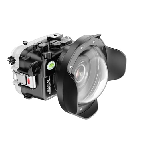 Image of Sea frogs Camera Housing Compatible with Sony ZV-E1 with FE E 10-18mm F/4 OSS Wide Angle Lens,Waterproof IPX8 Rated, 40m/130ft Depth Protection Underwater Camera Case, Ideal for Diving, Surfing