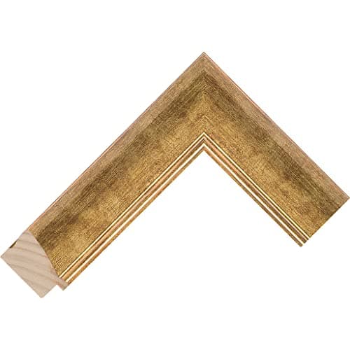 Image of Customisable Bezel for the Samsung Frame TV 2021 to 2024 (Slim Cushion Gold, 32 inch)