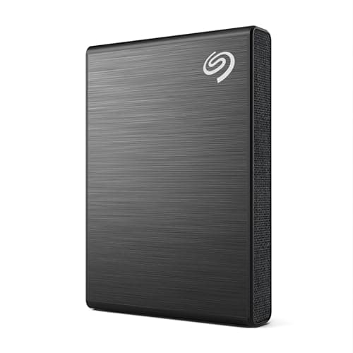 Image of Seagate One Touch SSD, 1TB, External SSD, USB 3.0, Black, 6-month DropBox and Mylio Photos, 3 year Rescue Services (STKG1000400)