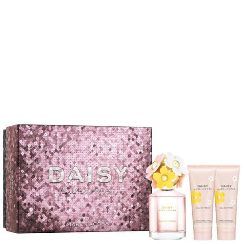 Image of Marc Jacobs Daisy Eau So Fresh Gift Set - Eau de Toilette, Body Lotion & Shower Gel (75ml Each)