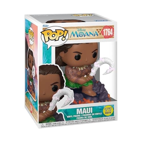 Image of Funko Pop! Premium: Moana - Maui - Glow In the Dark - Collectable Vinyl Figure - Gift Idea - Official Merchandise - Toys for Kids & Adults - Cartoon/Animation Fans - Model Figure for Collectors